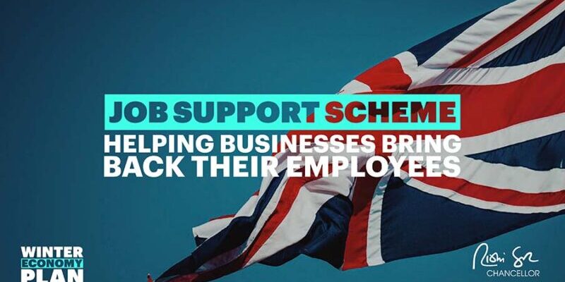 Government image of Union Jack advertising Job support scheme