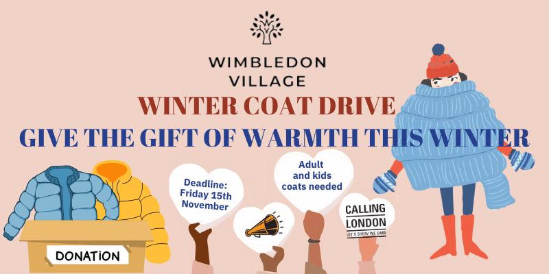 Donate your warm coat to a Londoner in need this winter.